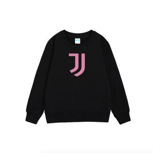 Logo Juventud kids' sweatshirts Unisex black and pink